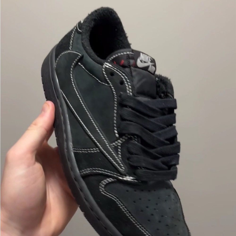 Size - Air Jordan 1 Retro Low OG SP x Travis Scott Black Phantom Cactus - Picture 2 of 6